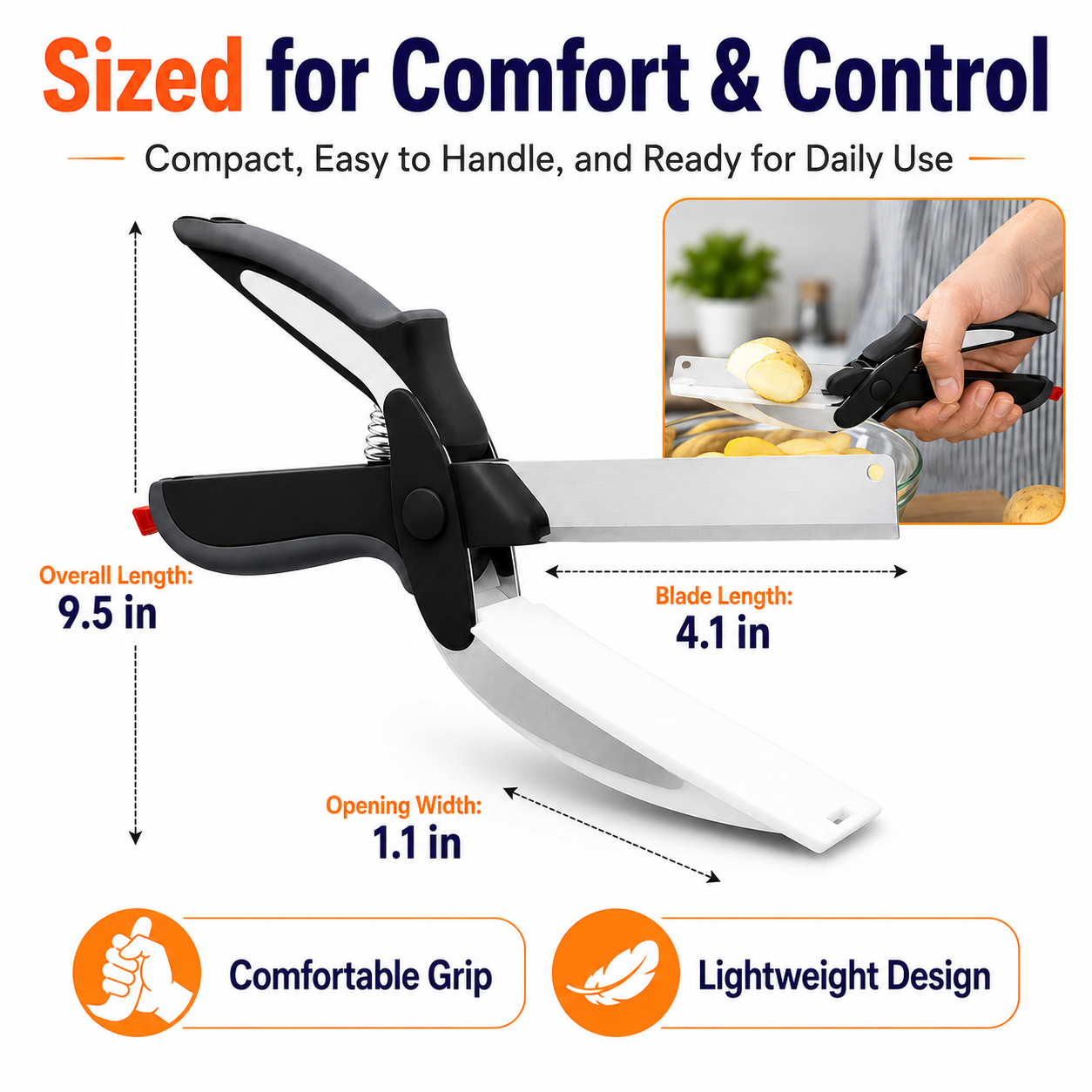 2-in-1 Kitchen Scissors