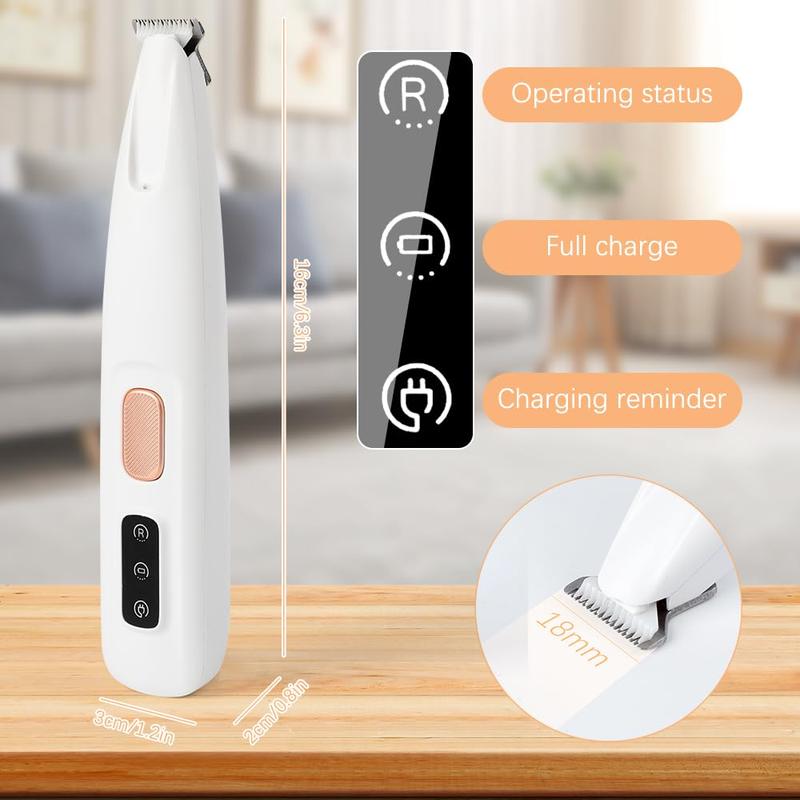Rechargeable Pet Hair Trimmer Kit