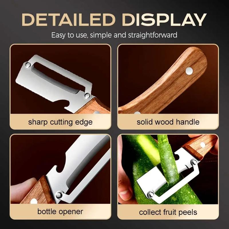 5-in-1 Stainless Steel Peeler Set