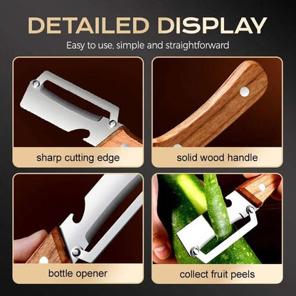 5-in-1 Stainless Steel Peeler Set