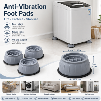 Anti-Slip Rubber Feet Base Pads