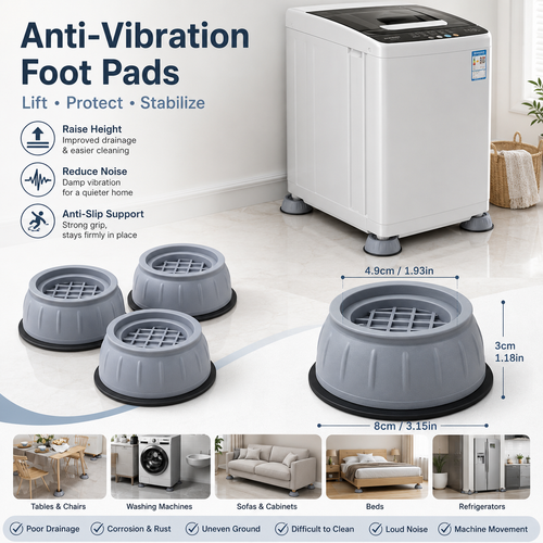 Anti-Slip Rubber Feet Base Pads