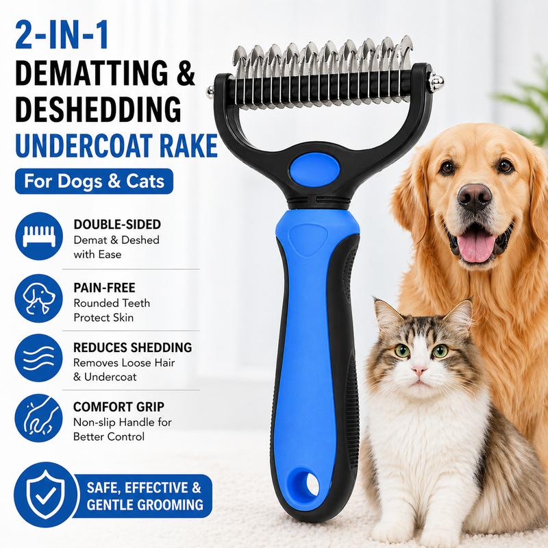 2-IN-1 DEMATTING & DESHEDDING