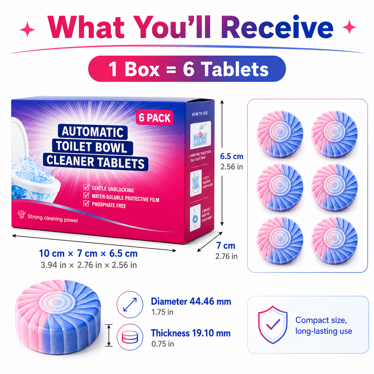 Dual-Color Toilet Bowl Cleaner