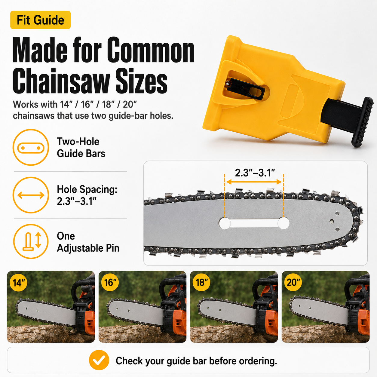Portable Teeth Chainsaw Sharpener