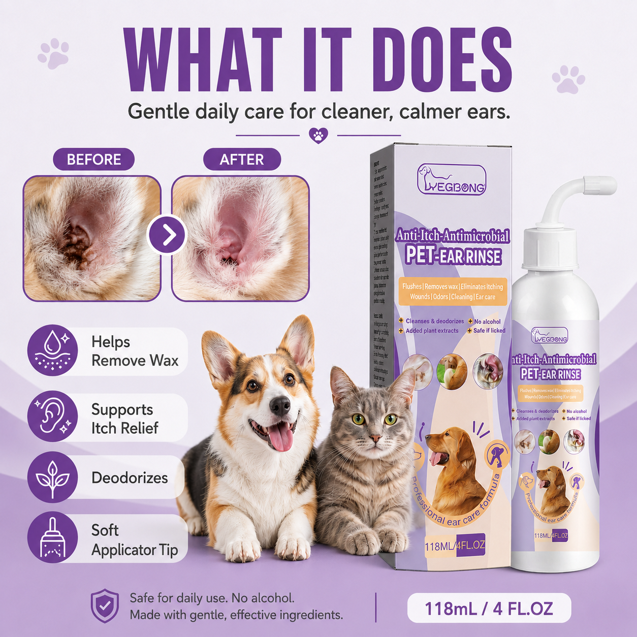 Gentle Pet Ear Wash