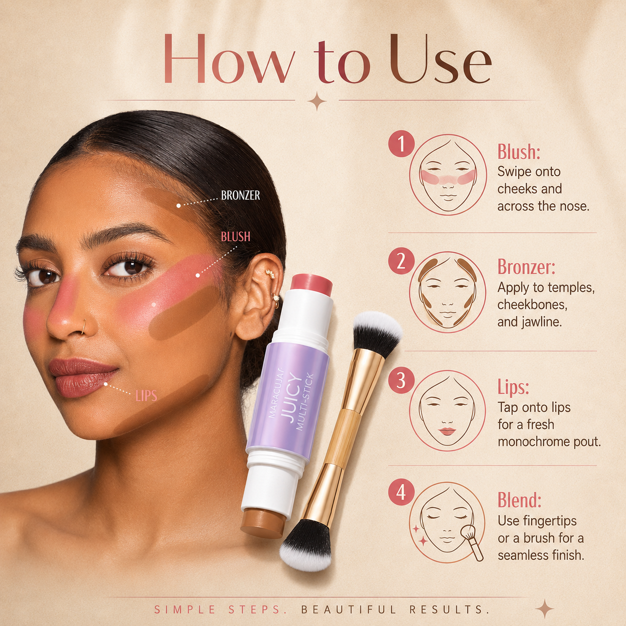 Multifunctional Makeup Stick