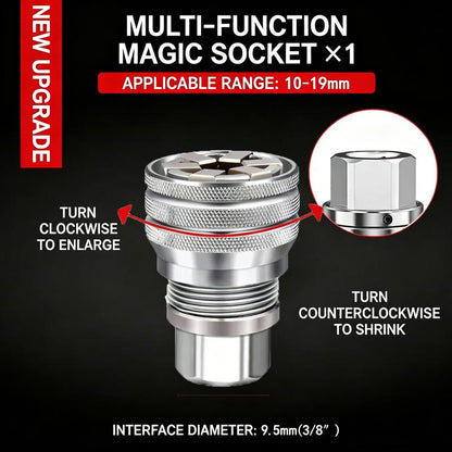 Multi-Function Universal Socket Wrench Tool Set