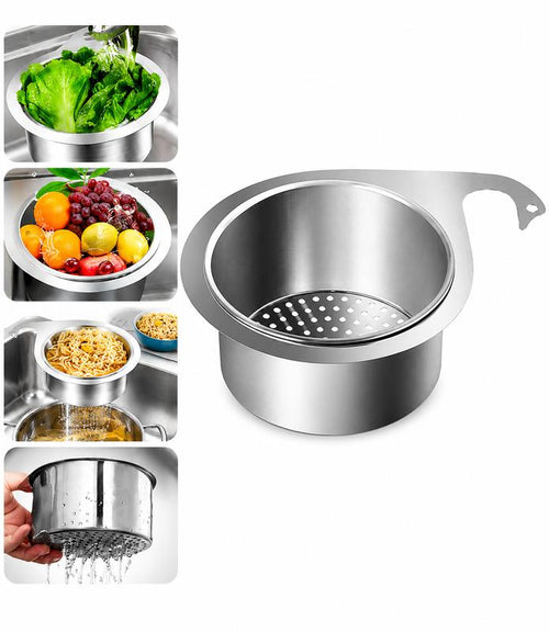 Stainless Steel Swan-Shaped Sink Drain Basket
