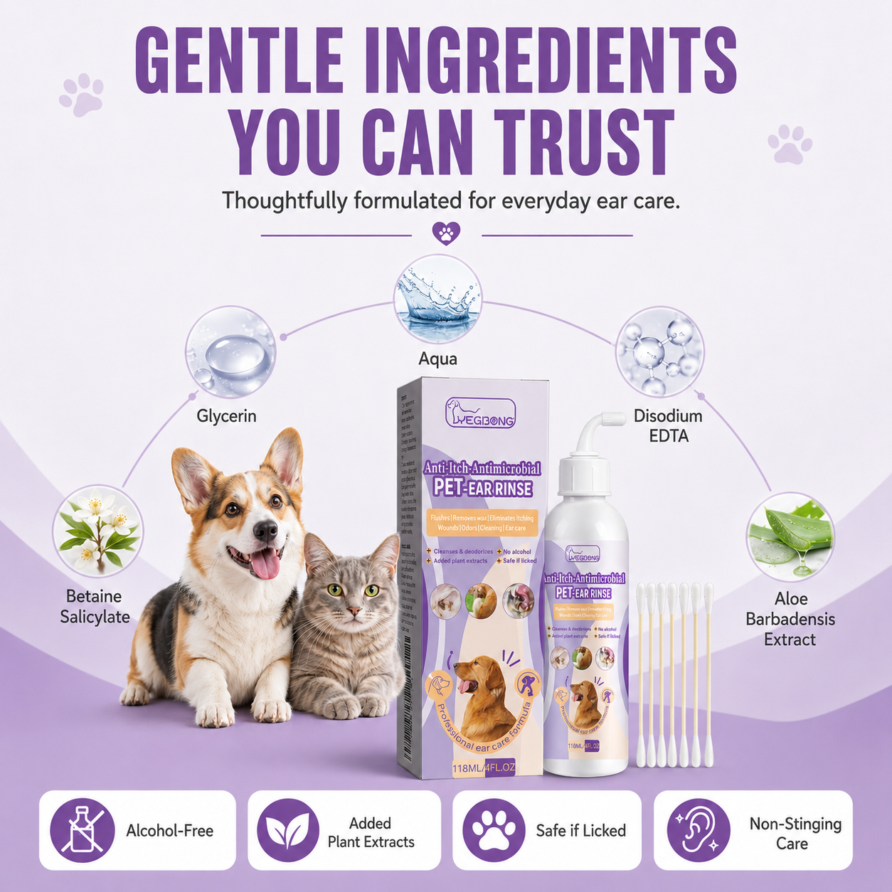 Gentle Pet Ear Wash