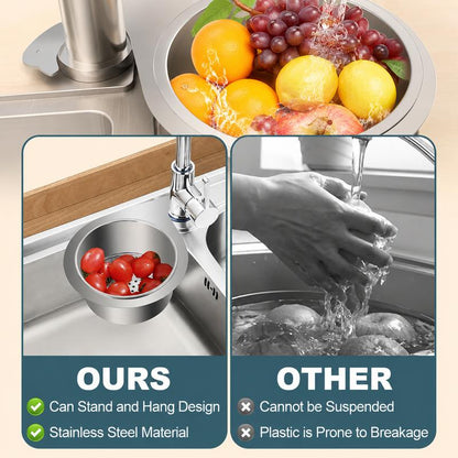 Stainless Steel Swan-Shaped Sink Drain Basket