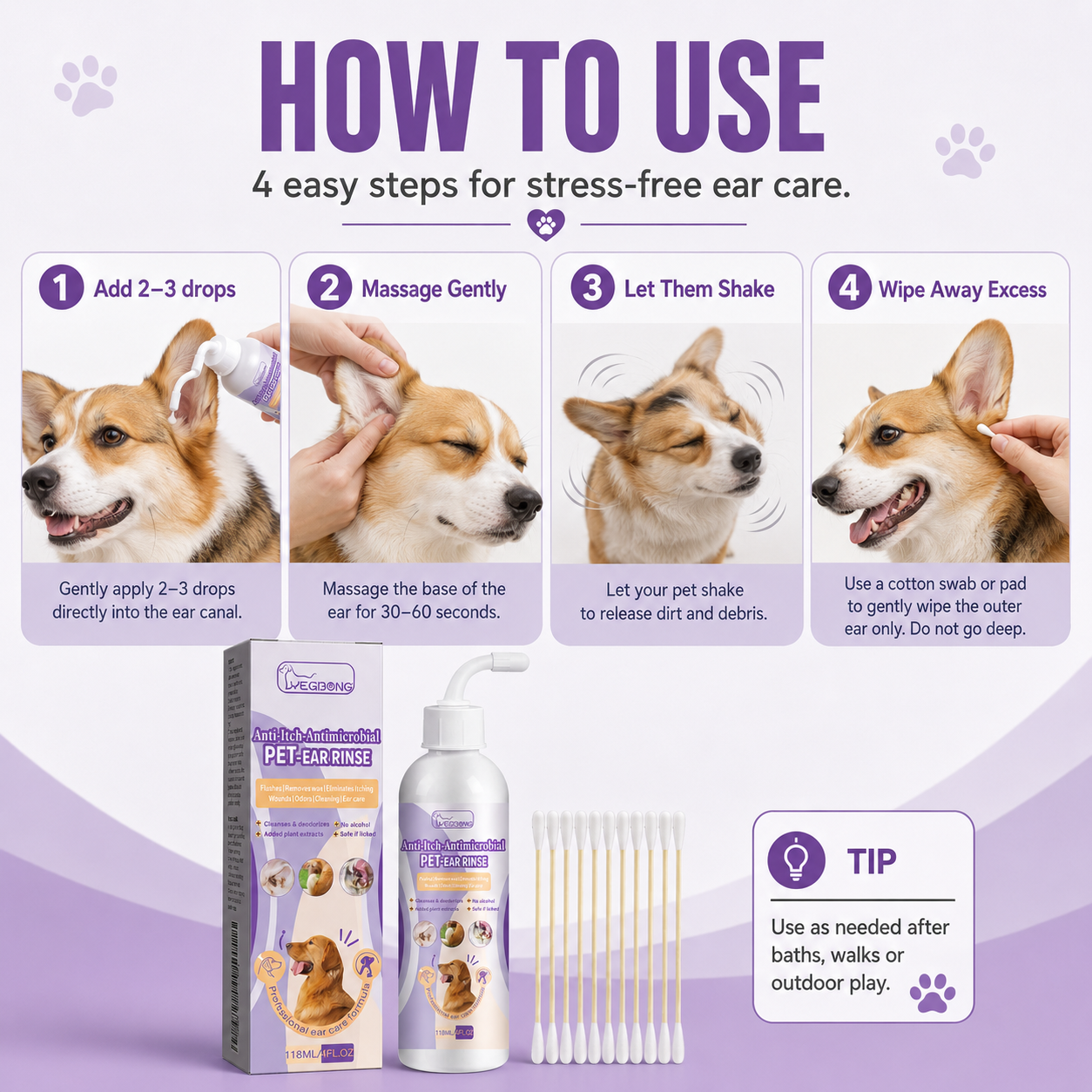 Gentle Pet Ear Wash