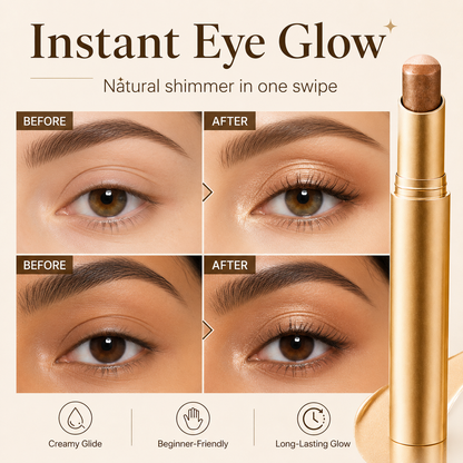 Three-color eyeshadow stick