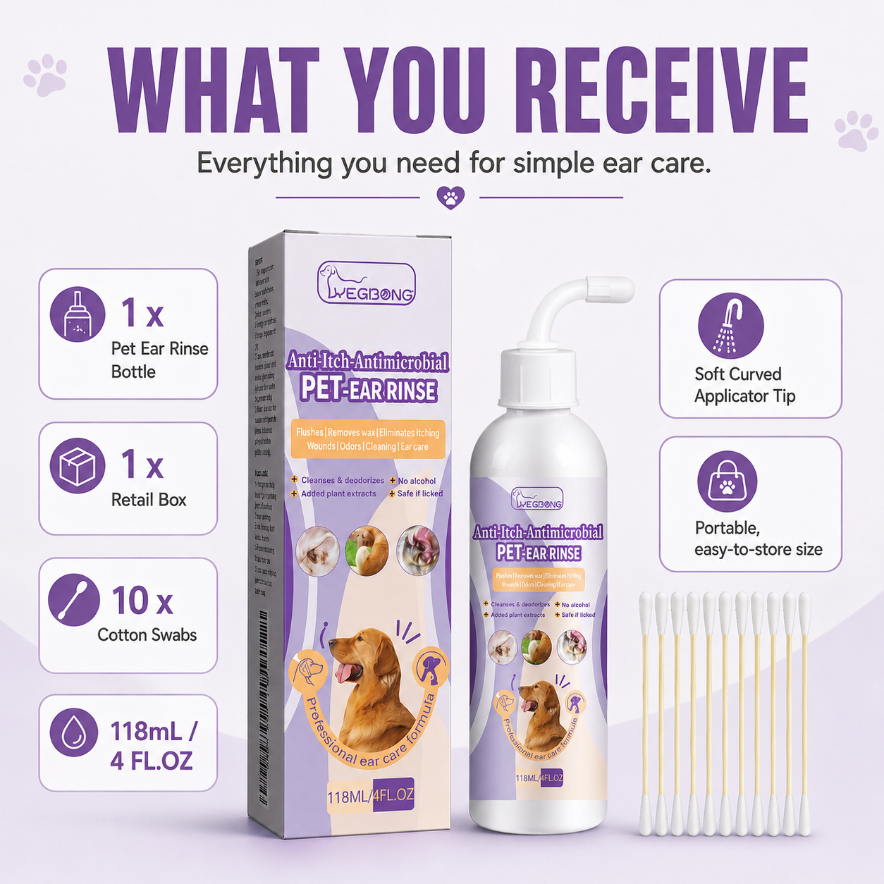 Gentle Pet Ear Wash