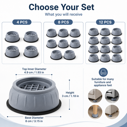Anti-Slip Rubber Feet Base Pads