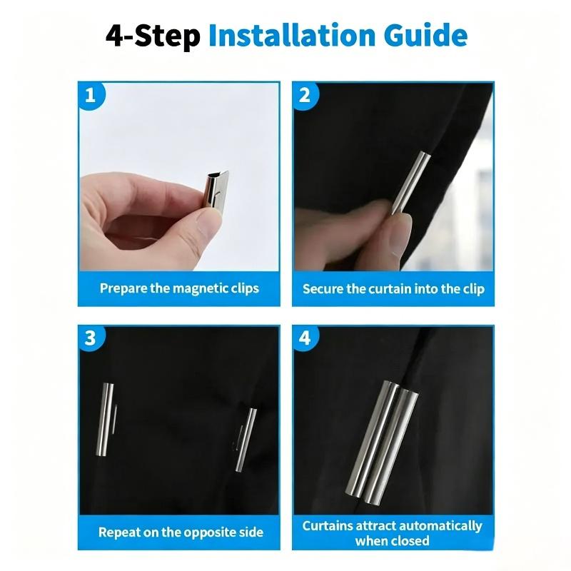 Magnetic Curtain Clips