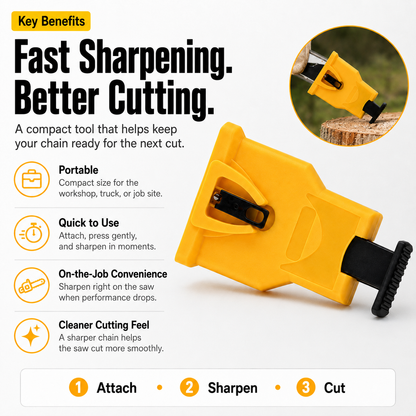 Portable Teeth Chainsaw Sharpener