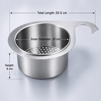 Stainless Steel Swan-Shaped Sink Drain Basket