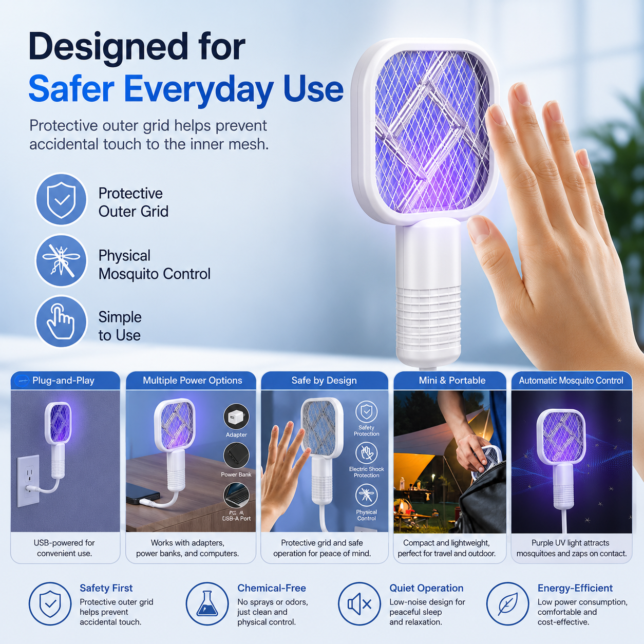 Mini Portable Mosquito Zapper