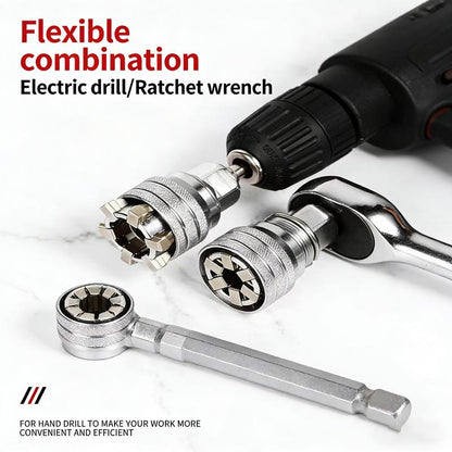Multi-Function Universal Socket Wrench Tool Set