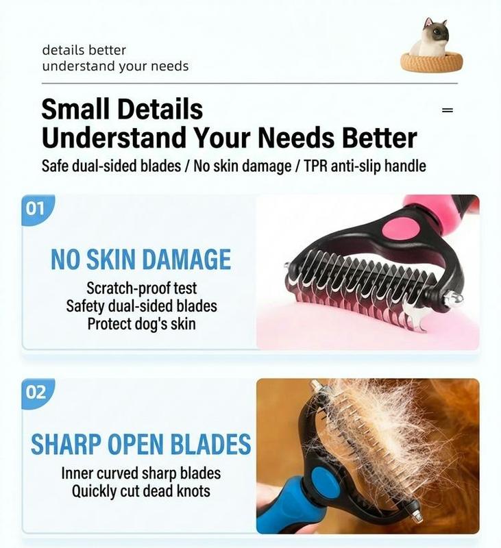 2-IN-1 DEMATTING & DESHEDDING