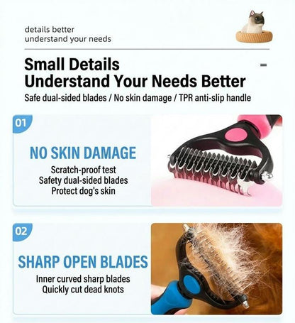 2-IN-1 DEMATTING & DESHEDDING