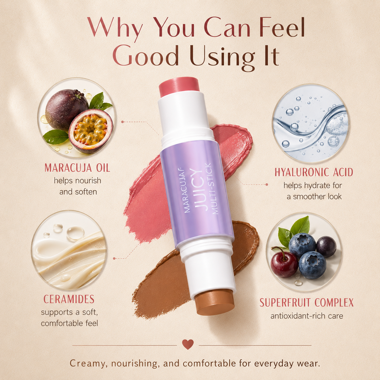 Multifunctional Makeup Stick