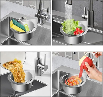 Stainless Steel Swan-Shaped Sink Drain Basket